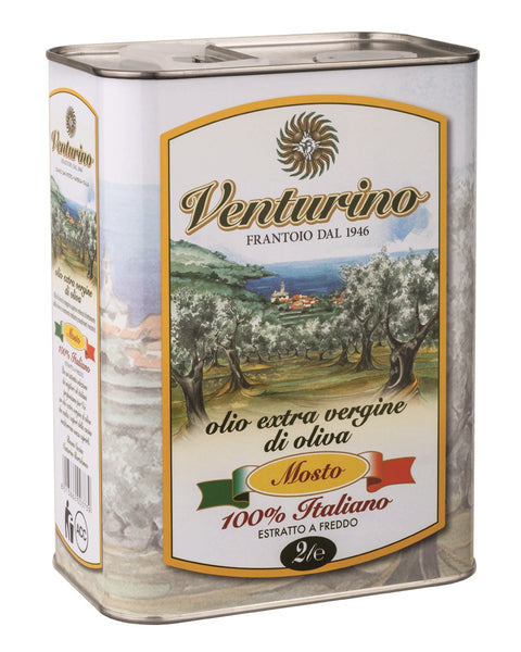 Ekstra jomfru olivenolie 100% Italiensk i 2lt dåse