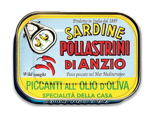Sardiner i krydret olivenoile